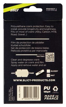 Slicy Sublimistick Crank Protection Glanzende Film