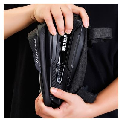 1L waterproof hard shell bike frame bag touchscreen