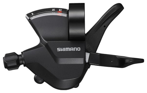 Shimano SL-M315-L 3v links/voor shifter met indicator en kabel