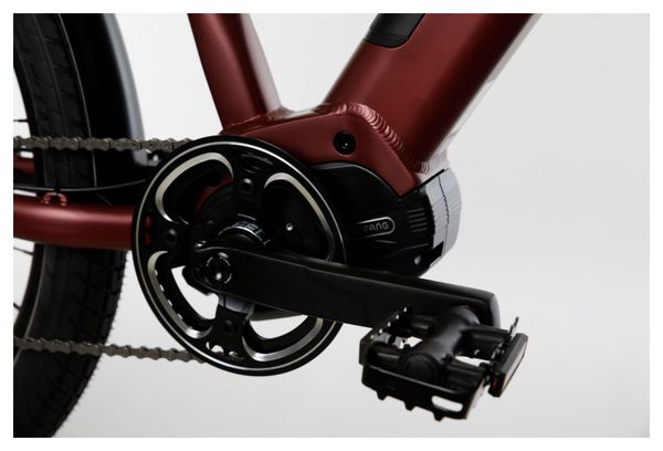 Bicyklet Raymond Electric City Bike Shimano Acera 9S 504 Wh 27.5'' Bordeaux Red
