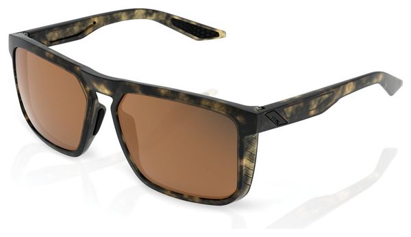 100% Renshaw Soft Tact Havana Bronze Peakpolar Lens / Brown / Black Glasses