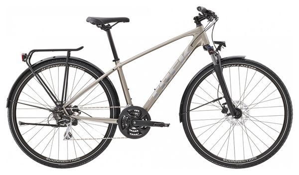 VTC Femme Trek Dual Sport Equipado Shimano Acera / Altus 8V Metálico Gunmetal