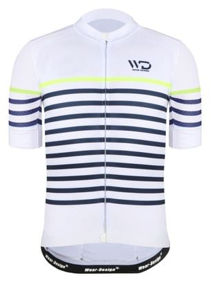 Maillot de velo MARINIERE manches courtes