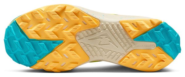 Nike React Terra Kiger 9 Blue Yellow Women's Trail Running Shoes