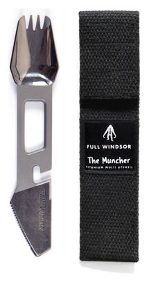 Full Windsor - set de couverts multifonctions - The MUNCHER - repas nomade - gris