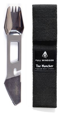 Full Windsor - set de couverts multifonctions - The MUNCHER - repas nomade - gris