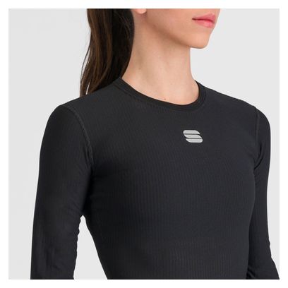 Dames Lange Mouw Baselayer Sportful Bodyfit Pro Zwart L