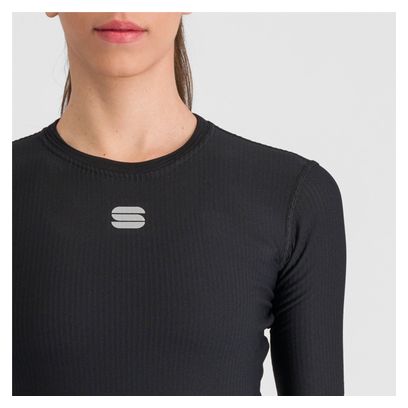 Dames Lange Mouw Baselayer Sportful Bodyfit Pro Zwart L
