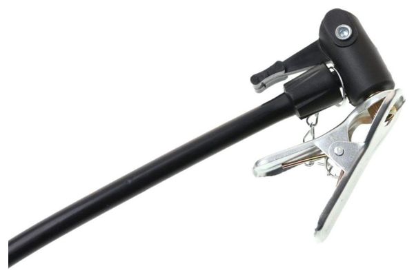 Pompe à vélo Benson avec manomètre - 10 Bar - Noir Pompe à pneu