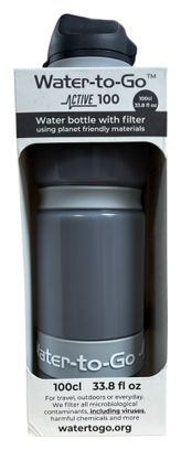 Gourde filtrante Water To Go 1L grise SG