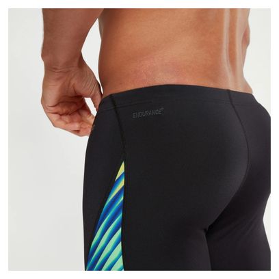 Speedo Jammer Allover Digital Zwempak Zwart / Blauw