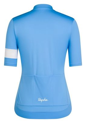 Rapha Core Jersey Blau/Weiß Damen