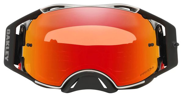 Máscara de pistola Oakley Airbrake MX Tuff Blocks negra Antorcha Prizm MX Roja Ref. OO7046-B2