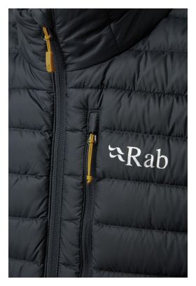 Cappotto senza maniche RAB Microlight da uomo Grigio scuro