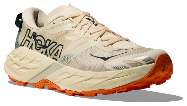 Zapatillas Trail Hoka Speedgoat 7 Beige/Naranja Hombre