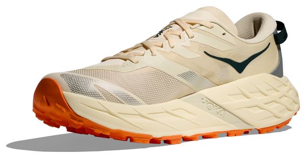 Zapatillas Trail Hoka Speedgoat 7 Beige/Naranja Hombre