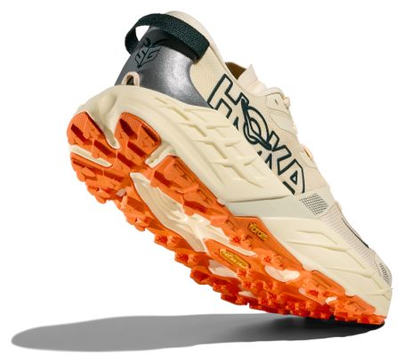 Zapatillas Trail Hoka Speedgoat 7 Beige/Naranja Hombre