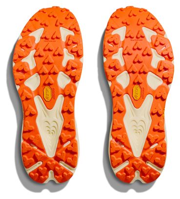 Zapatillas Trail Hoka Speedgoat 7 Beige/Naranja Hombre
