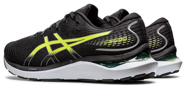 Chaussures de running Asics Gel Cumulus 24 Noir Jaune Rose