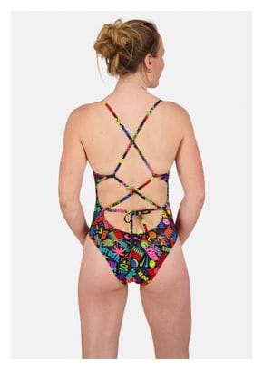 Medias de natación Nike de mujer con cordones en la espalda, multicolores