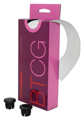 Nastro manubrio Bike Ribbon in sughero gel bianco con sughero