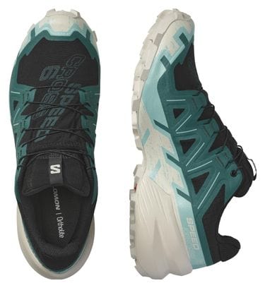 Chaussures de Trail Running Salomon Speedcross 6 GTX Bleu Blanc