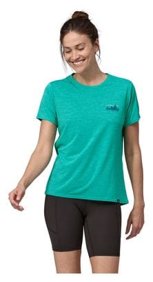 Women's Patagonia Cap Cool Daily Graphic Blue Technical T-Shirt