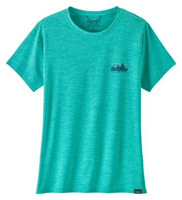 Women's Patagonia Cap Cool Daily Graphic Blue Technical T-Shirt