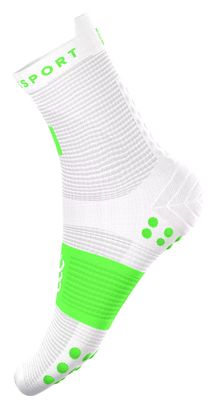 Compressport Pro Racing v4.0 Run High Ironman 2026-sokken Groen/Wit