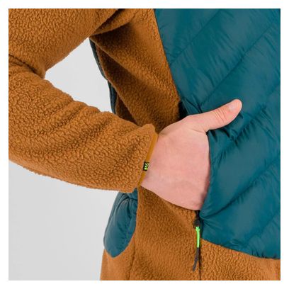 Chaqueta Karpos Marmarole Retro Hombre Azul/Marrón