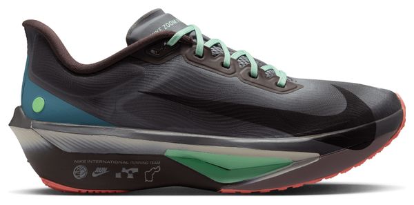 Nike Zoom Fly 6 Running Shoes, Gray/Green, Men's