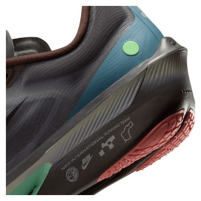 Nike Zoom Fly 6 Running Shoes, Gray/Green, Men's