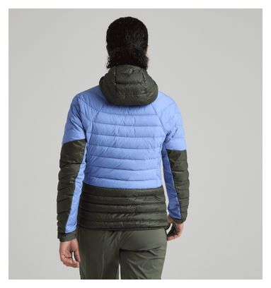 Chaqueta acolchada Montura Cielo con capucha, verde/morado, para mujer