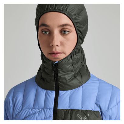 Chaqueta acolchada Montura Cielo con capucha, verde/morado, para mujer