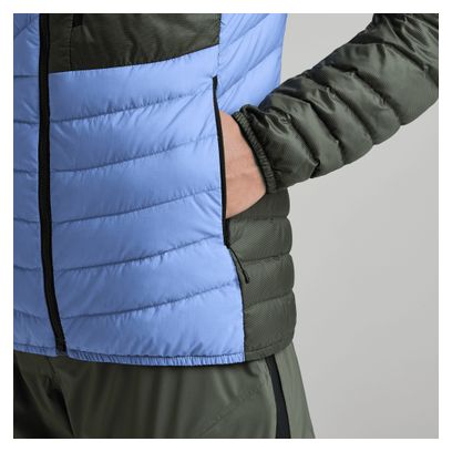 Chaqueta acolchada Montura Cielo con capucha, verde/morado, para mujer