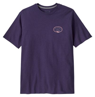 Patagonia Clean Climb Roots Responsibili-Tee Violett T-Shirt für Männer