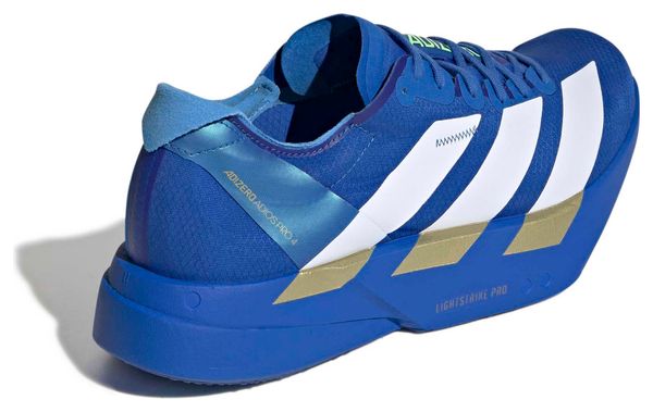 adidas Adizero Adios Pro 4 Blue/Gold Men's Running Shoes
