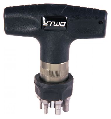 Ytwo Easyclick Mini Torque Wrench (5 Nm / 6 Sockets) Black