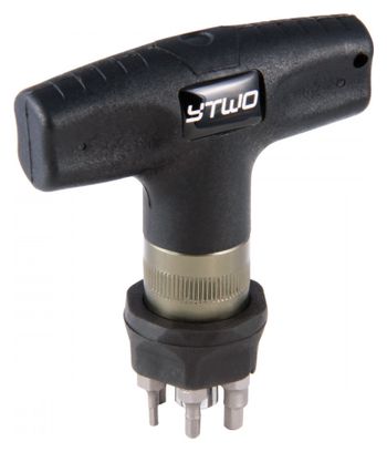 Ytwo Easyclick Mini Torque Wrench (5 Nm / 6 Sockets) Black