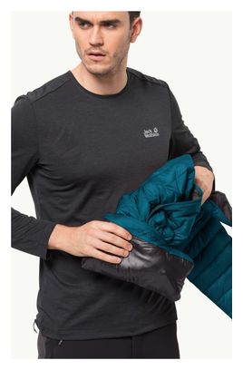 Ärmellose Jack Wolfskin Passamani Daunenjacke Blau
