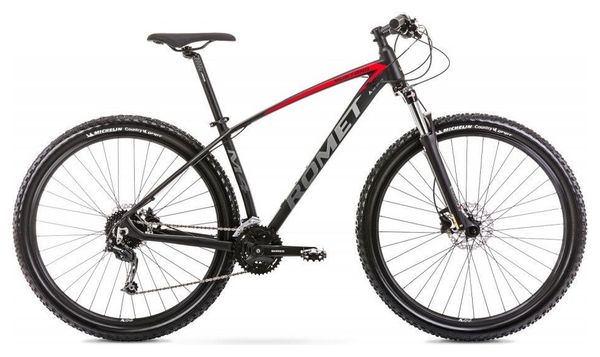 Vélo VTT Cross-country 29  - ROMET - Mustang M4 - NOIR/ROUGE