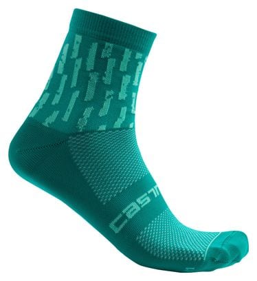 Castelli Aero Pro 9 Green Women's Socks