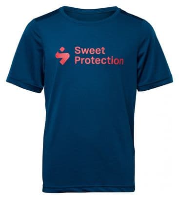 Sweet Protection Hunter Kid&#39;s Short Sleeve Jersey Blue