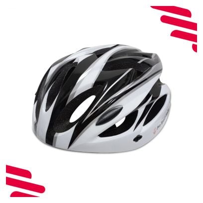 Casque de vélo Adultes Femmes/Hommes - Noir/Blanc