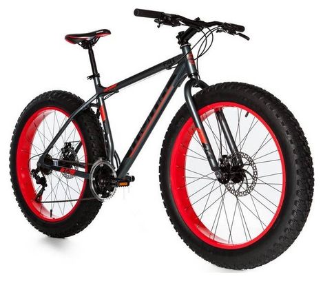 Fat Bike Moma Bikes Fat 26'' Shimano 21V Argent