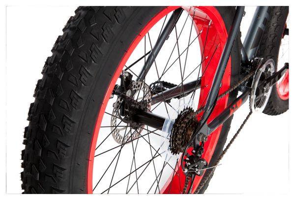 Fat Bike Moma Bikes Fat 26'' Shimano 21V Argent