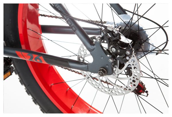 Fat Bike Moma Bikes Fat 26'' Shimano 21V Argent