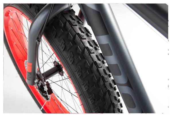 Fat Bike Moma Bikes Fat 26'' Shimano 21V Argent