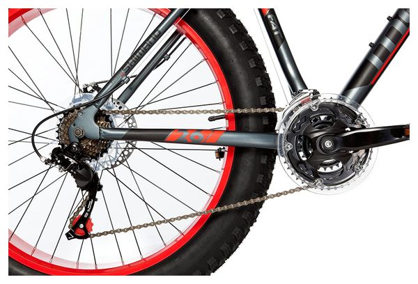 Fat Bike Moma Bikes Fat 26'' Shimano 21V Argent