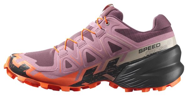 Salomon Speedcross 6 Women's Trail Running Shoes - Pink/Orange